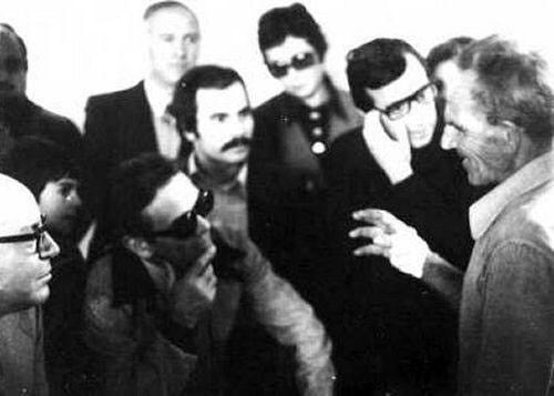 Pasolini a Calimera (Lecce), nel pomeriggio del 21 ottobre 1975