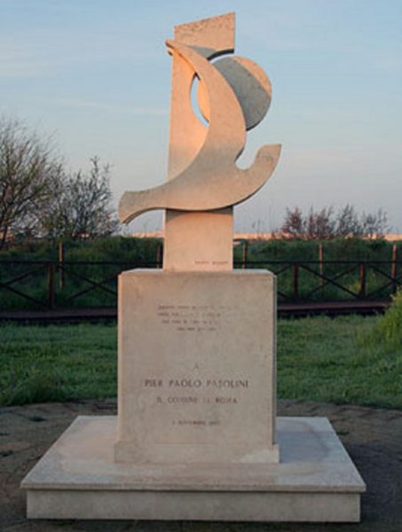Monumento a Pasolini di Mario Rosati