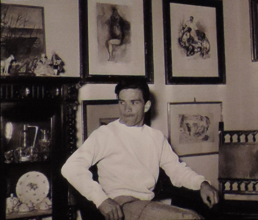 Pier Paolo Pasolini a Roma nella casa di via Fonteiana (1954)
