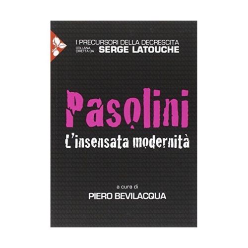 "Pasolini. L'insesata modernità" a cura di Piero Bevilacqua. Copertina
