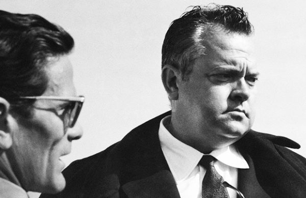 Pasolini e Orson Welles sul set de "La ricotta"