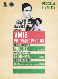 "VM18 Pier Paolo Pasolini". Manifesto