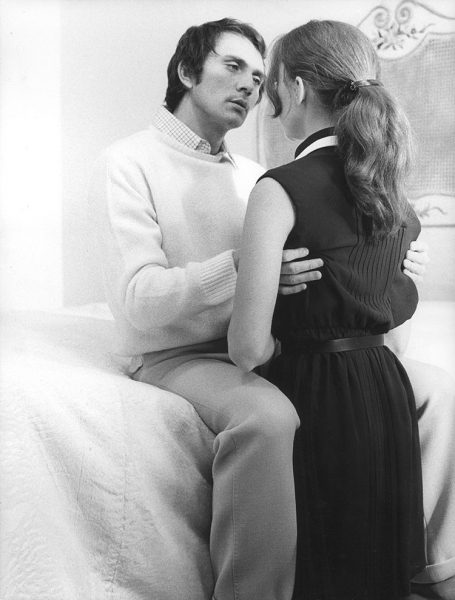 Terence Stamp e Anne Wiazemsky in "Teorema" (1968)