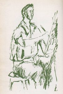 Pier Paolo Pasolini, Ragazzo che dipinge, 1943