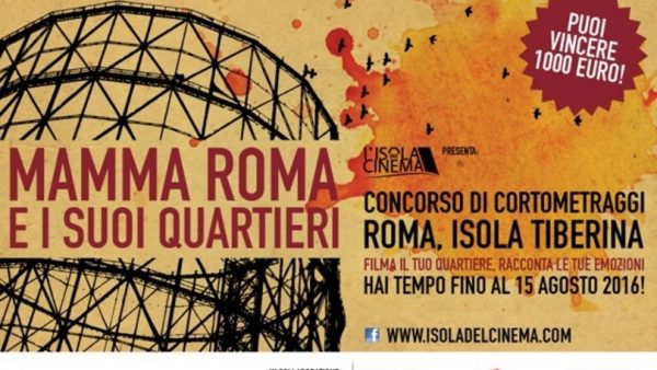 "Mamma Roma e i suoi quartieri" 2016. Manifesto