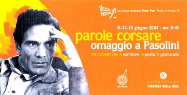 "Parole corsare" al Paolo Pini di Milano. Manifesto
