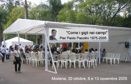 Il ricordo di Modena a Pasolini (2005)