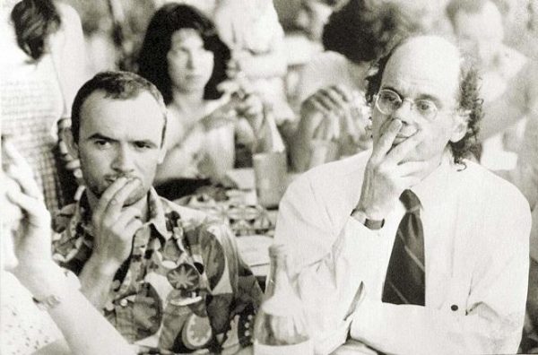 Simone Carella e Allen Ginsberg a Castelporziano (1979)