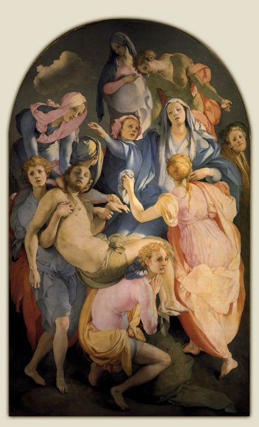 "Trasporto dalla Croce" di Jacopo da Pontormo. Chiesa di Santa Felicita. Firenze