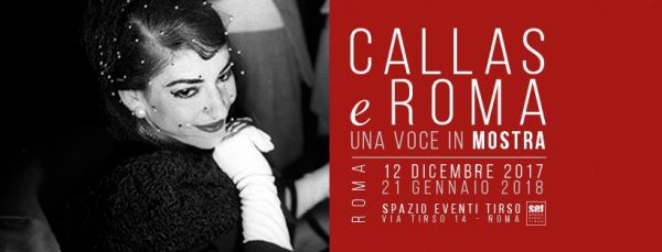 "Callas e Roma". Locandina