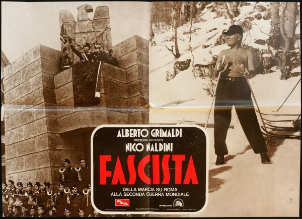 "Fascista", un film di montagigio di Nico Naldini (1973). Locandina