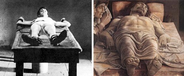 "Mamma Roma" e il "Cristo morto" di Mantegna